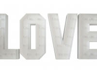 Świetlne litery LOVE z żarówkami LED 150 PRODUCENT