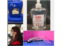 Maski Ochronne, Żele, Płyny Dezynfek., Srebro Koloidalne HURT