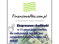 Błyskawiczne pieniądze na dowód bez zaświadczeń - mikropożyczki chwilówki na Finansoweabc.com.pl