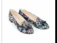 Stylowe baleriny w kwiatki - zapato.com.pl