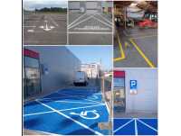 Malowanie miejsc dla osób niepełnosprawnych P-24