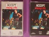 Accept – Staying A Life , KOMPLET 2 kasety magnetofonowe 1991
