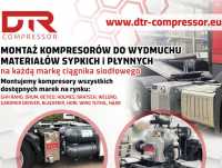 Kompresory do wydmuchu materiałów sypkich sprzedaż montaż regeneracja Montaż układów hydrauliki siłowej