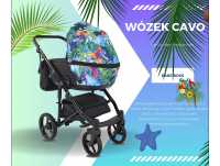 Wózek Dziecięcy Cavo Premium 3w1 Wielofunkcyjny + Dodatki
