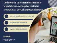 Reklama Czechy, Reklama w Czechach, Czeskie Serwisy Ogłoszeniowe