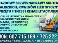 Profesjonalny serwis z dojazdem: rehabilitacja, fitness, skutery, rowery