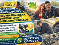 Naprawy skuterów inwalidzkich, rowerów i sprzętu rehabilitacyjnego
