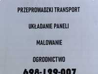 Przeprowadzki - Panele - Malowanie -Ogrodnictwo - Transport 