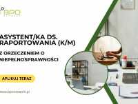 Asystent/Asystentka ds. raportowania (K/M) z orzeczeniem o niepełnosprawności - praca zdalna dla osób z całej Polski