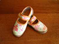 Kolorowe balerinki - kapcie Haflinger dla dziewczynki rozm. 34 