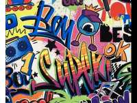 Tkanina obiciowa Grafiti 08 URBAN WOW