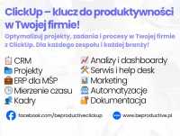 Konsultant ClickUp wdrożenie CRM i zarządzanie projektami