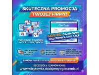 Reklama Twojej firmy + darmowa strona internetowa ONE PAGE/ Wystawianie ogłoszeń