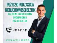 SZYBKA POŻYCXZKA POD ZASTAW NIERUCHOMOSCI BEZ BIK